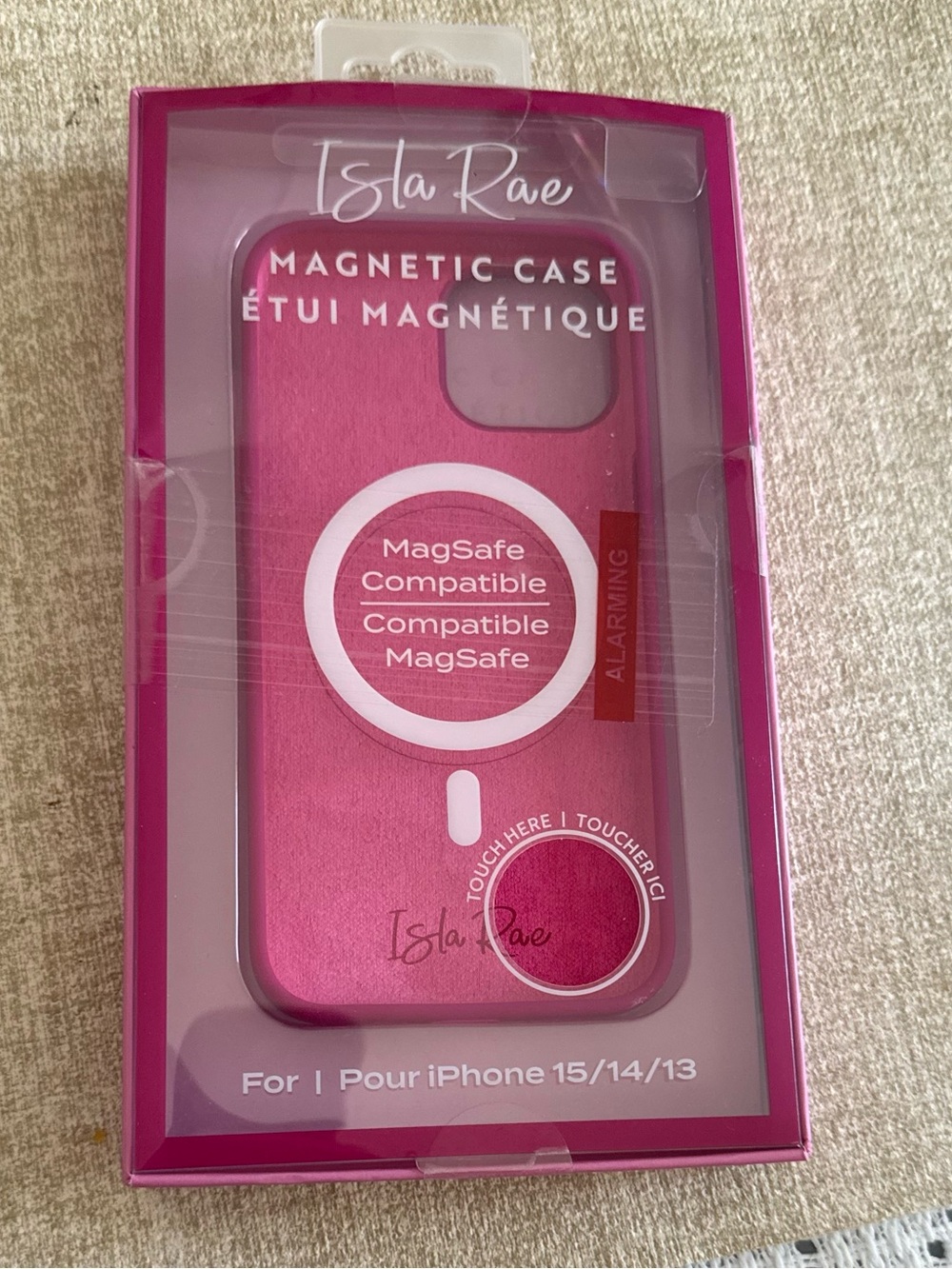 Isla Rae Hot Pink iPhone Case